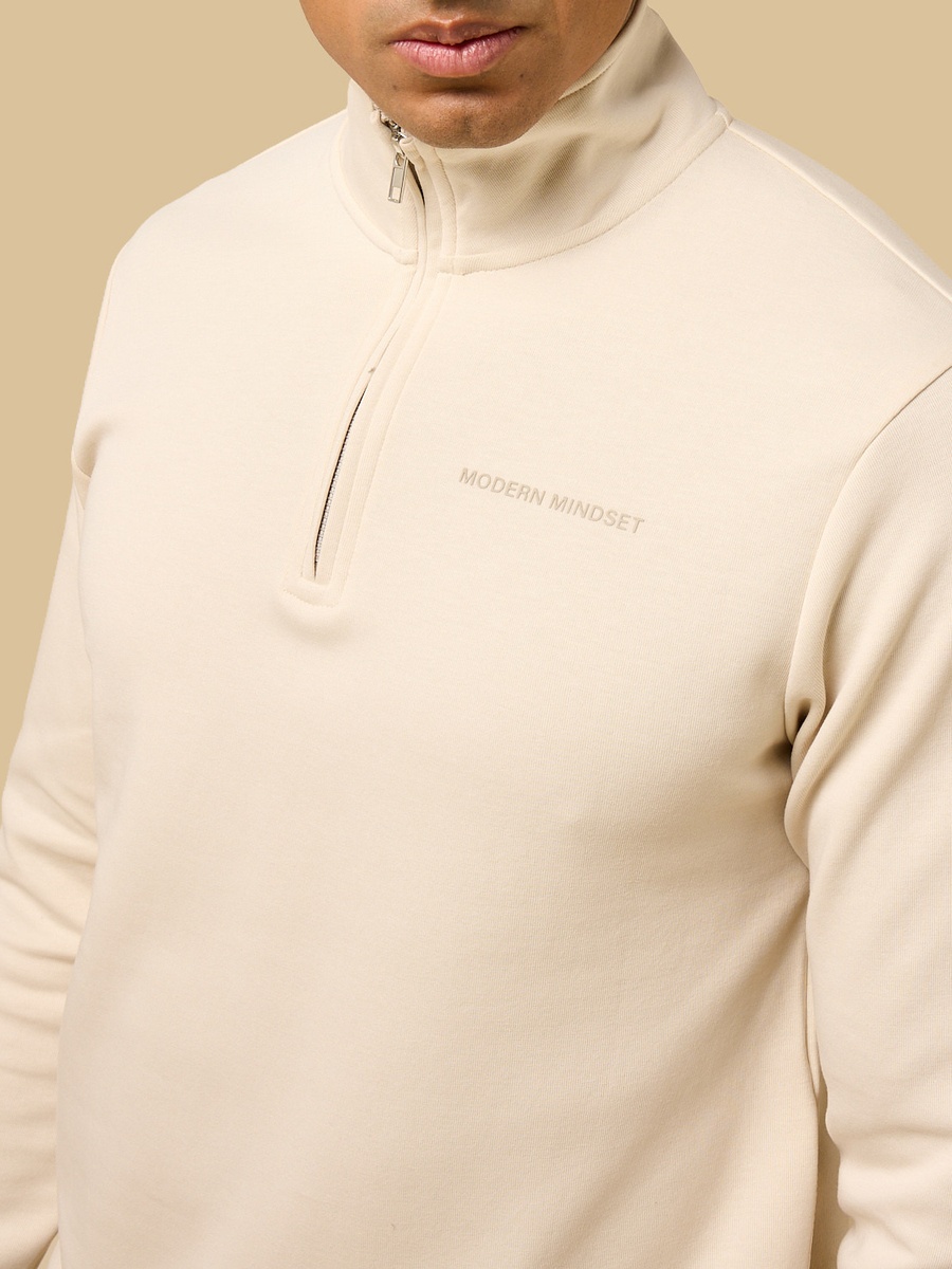 Regular Fit High Neck Sweatshirt