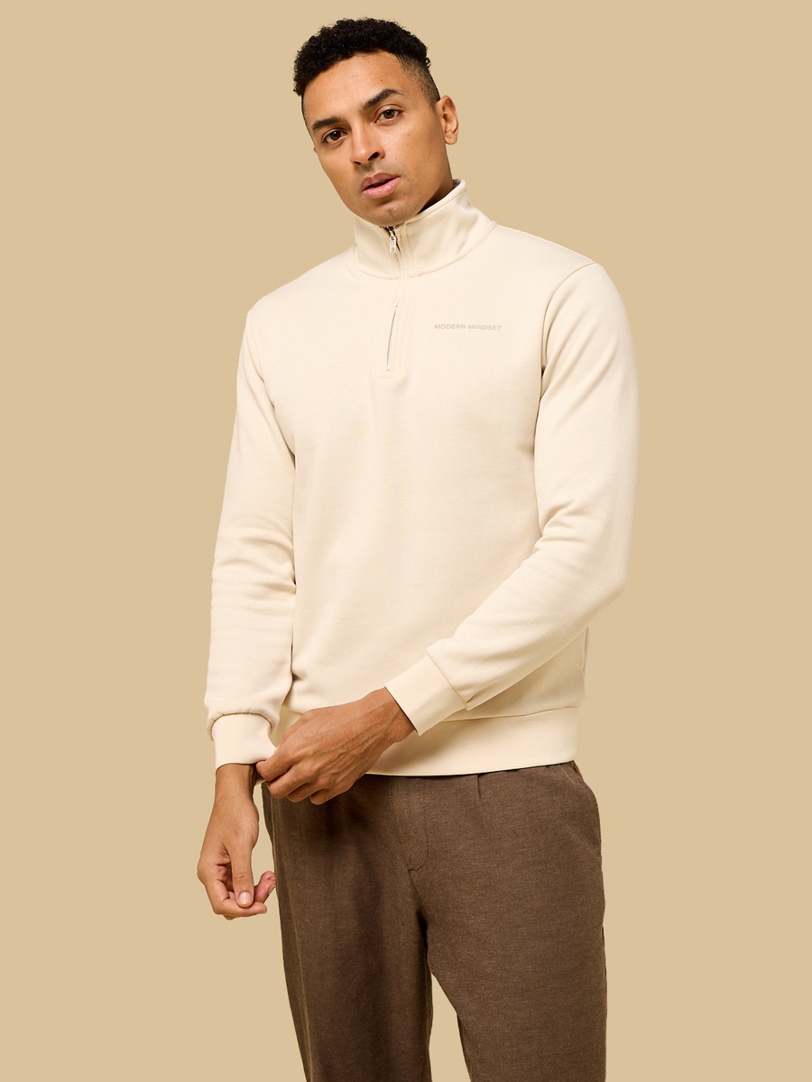 Regular Fit High Neck Sweatshirt