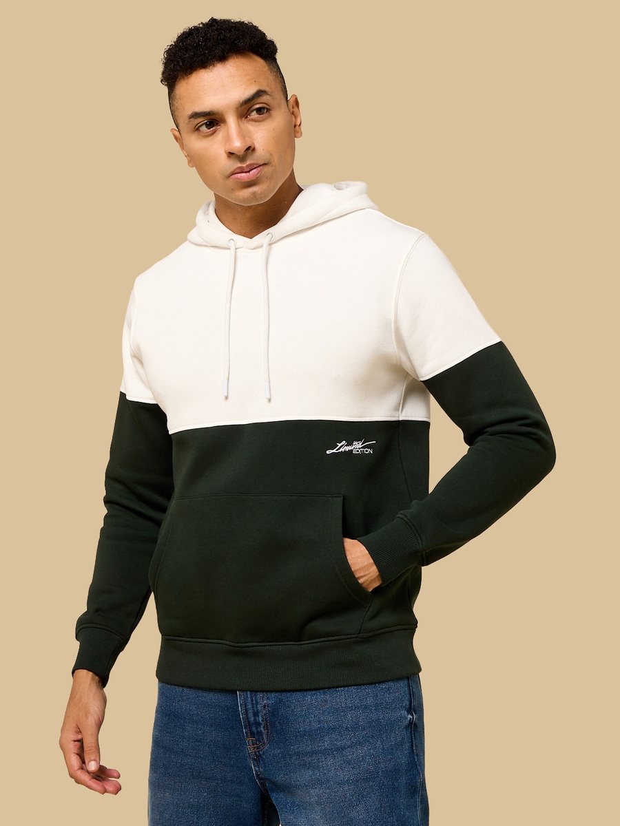 Colourblock Hooded Sweatshirt