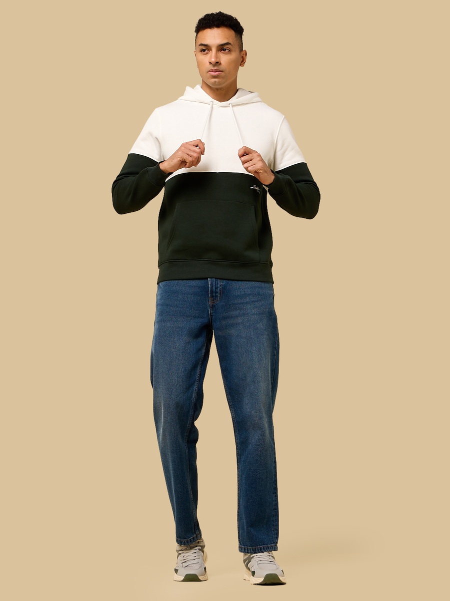 Colourblock Hooded Sweatshirt