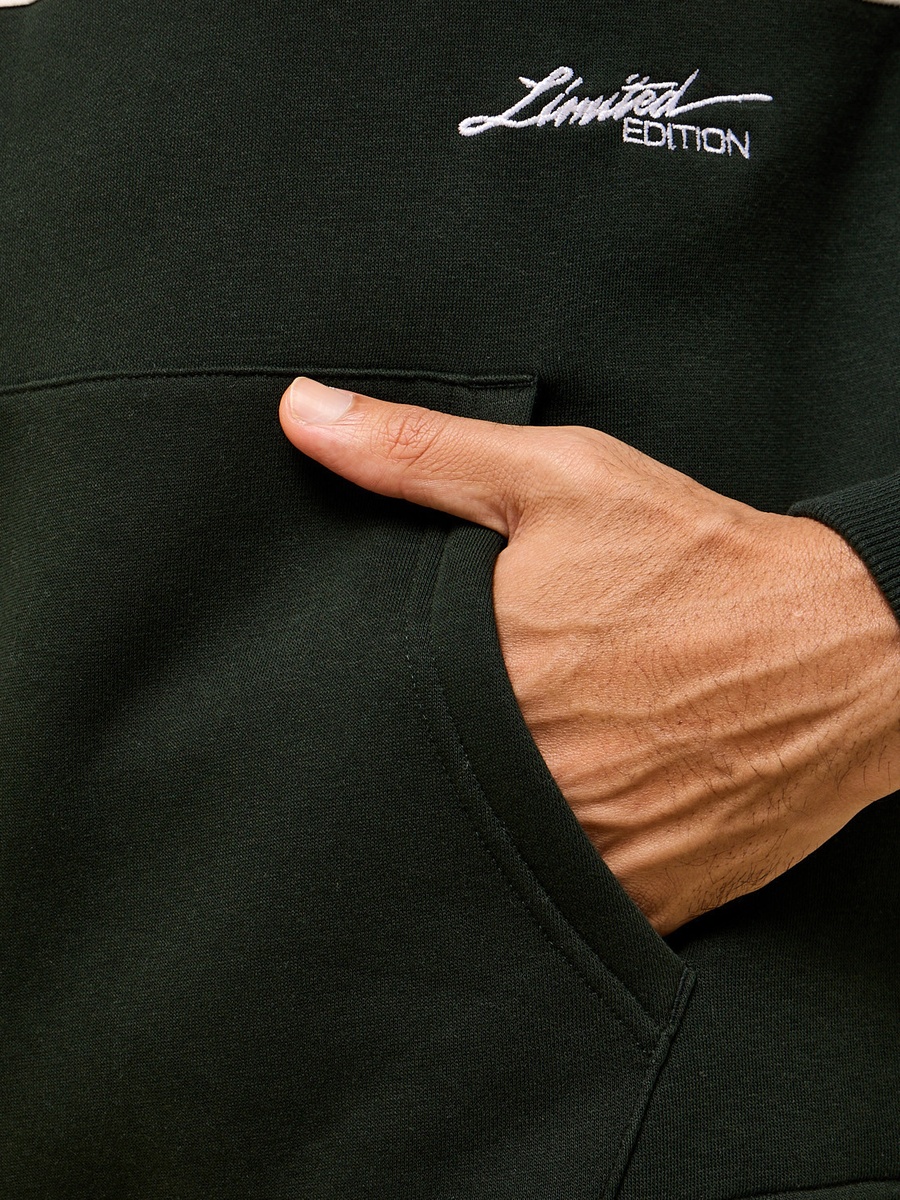 Colourblock Hooded Sweatshirt