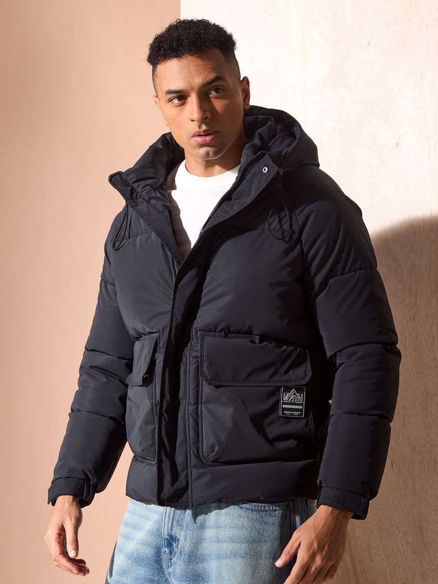 Hooded Utility Puffer Jacket