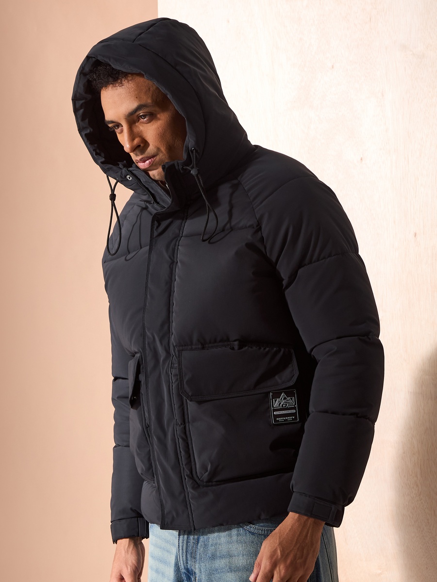 Hooded Utility Puffer Jacket