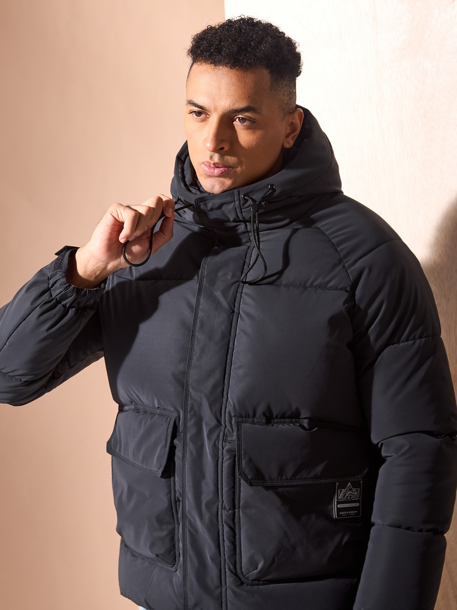 Hooded Utility Puffer Jacket