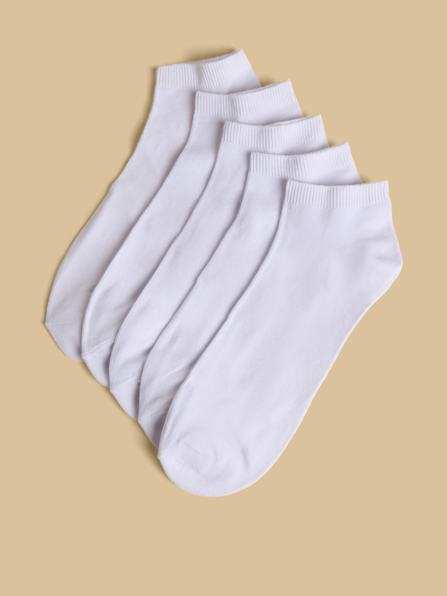 Pack of 5 - Plain Ankle Length Socks