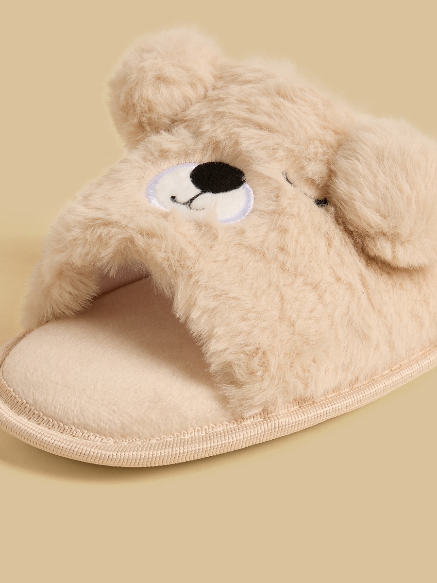 Applique Accent Bedroom Slippers
