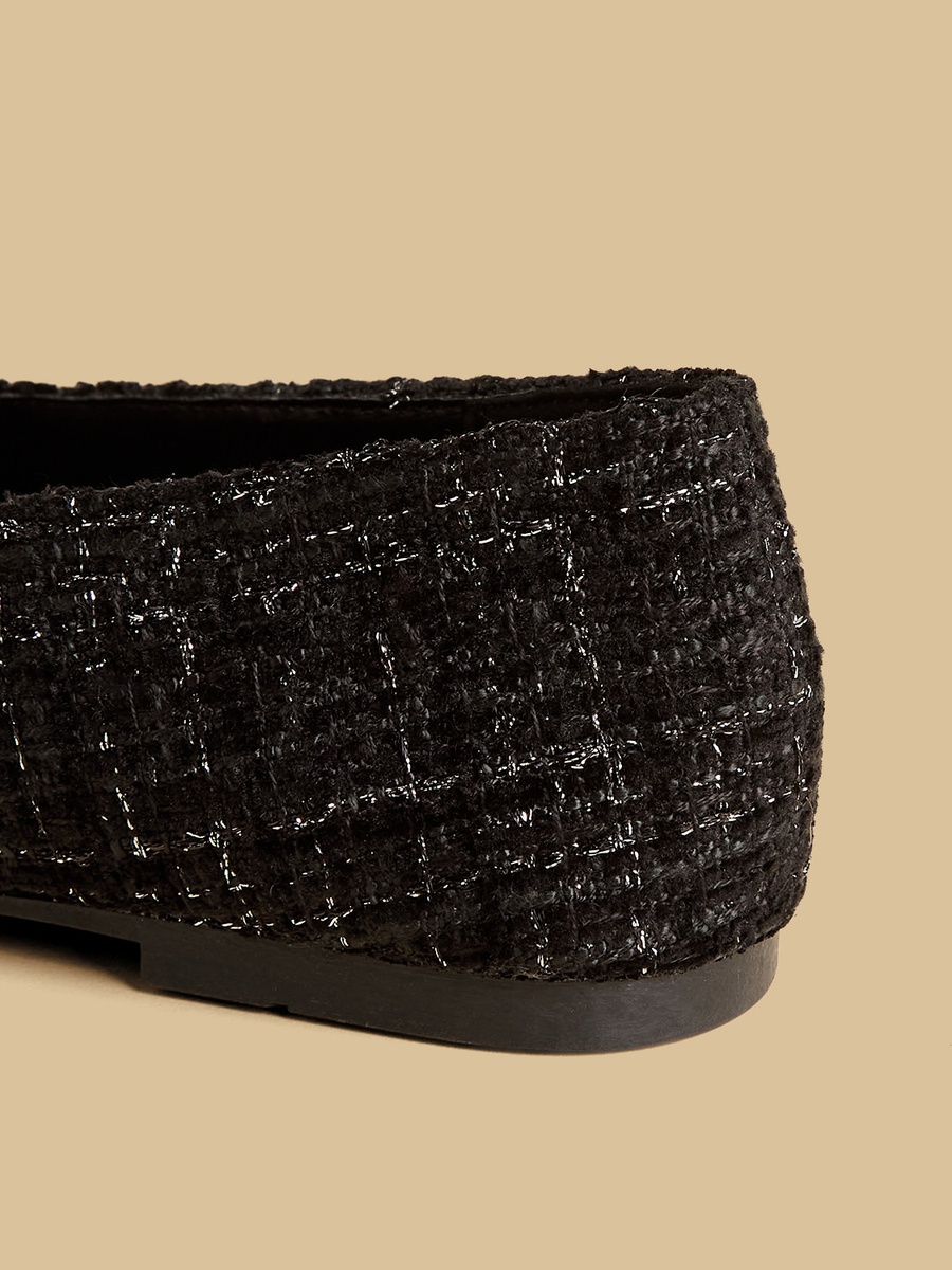 Sequin Embellished Loafers