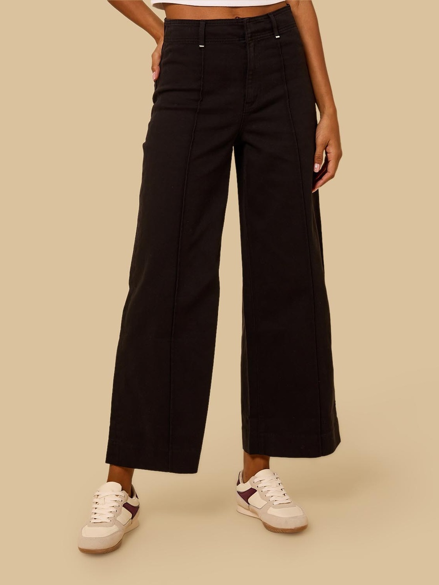 Pintuck High-Rise Jeans