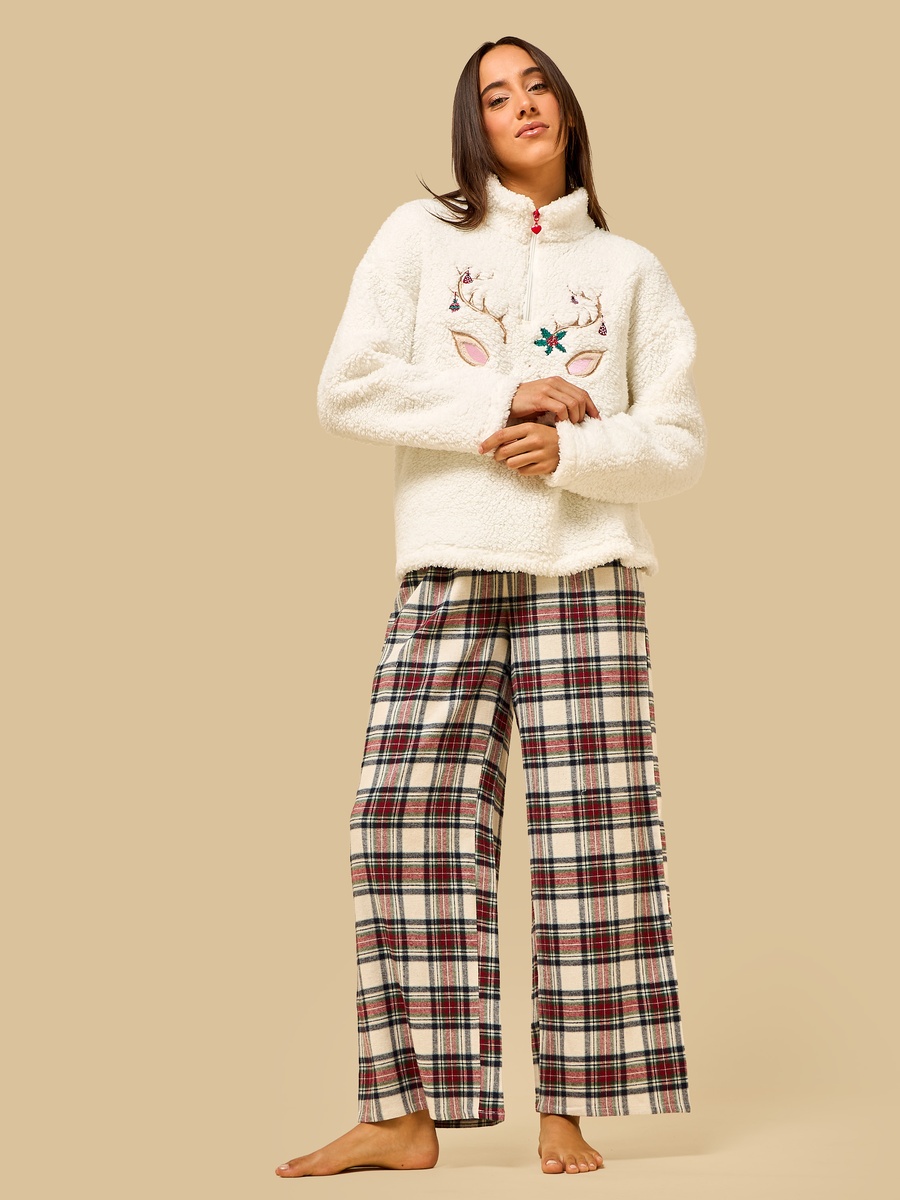 Checked Cotton Pyjama Set