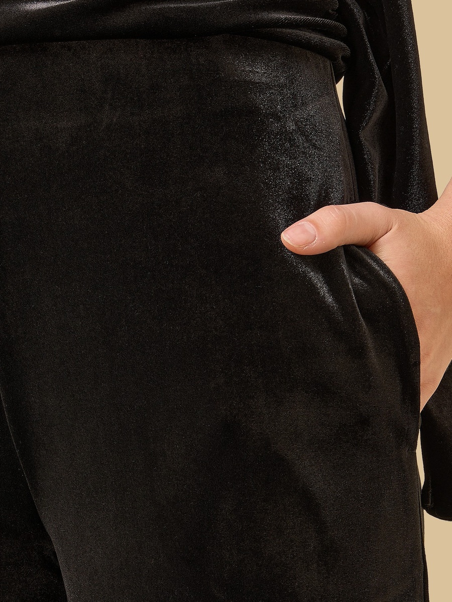 Velour Wide Leg Pants