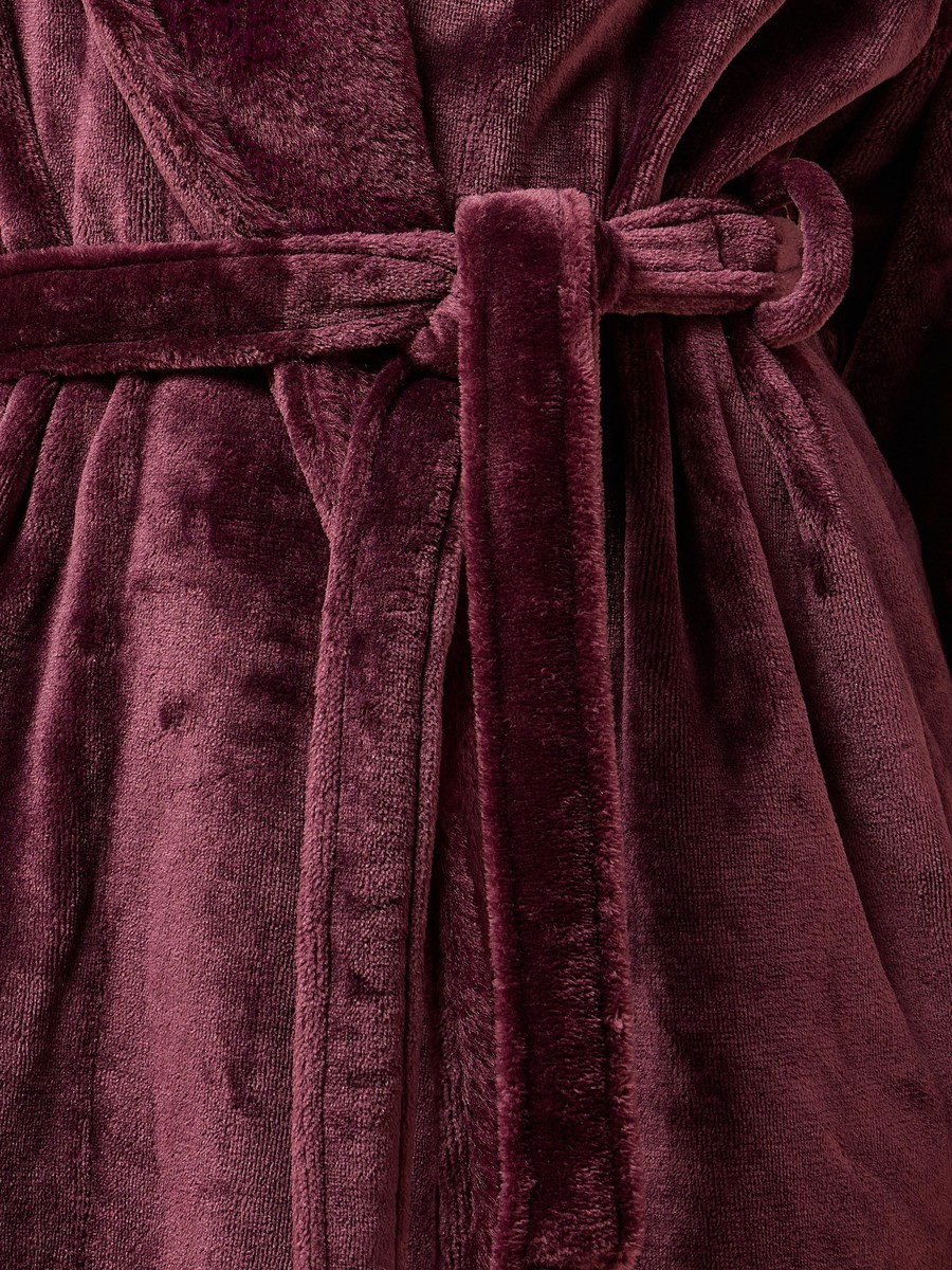 Fleece Textured Robe