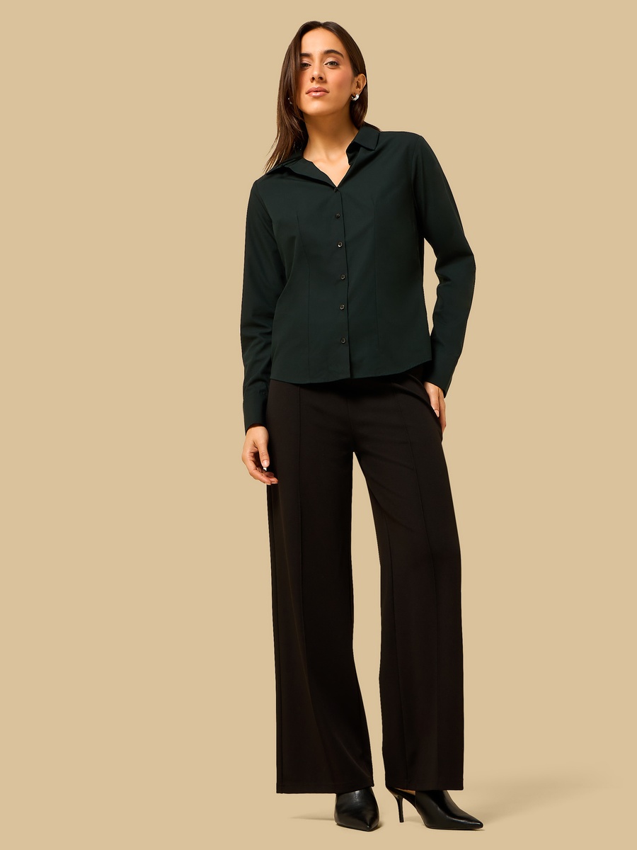 Fitted Poplin Shirt