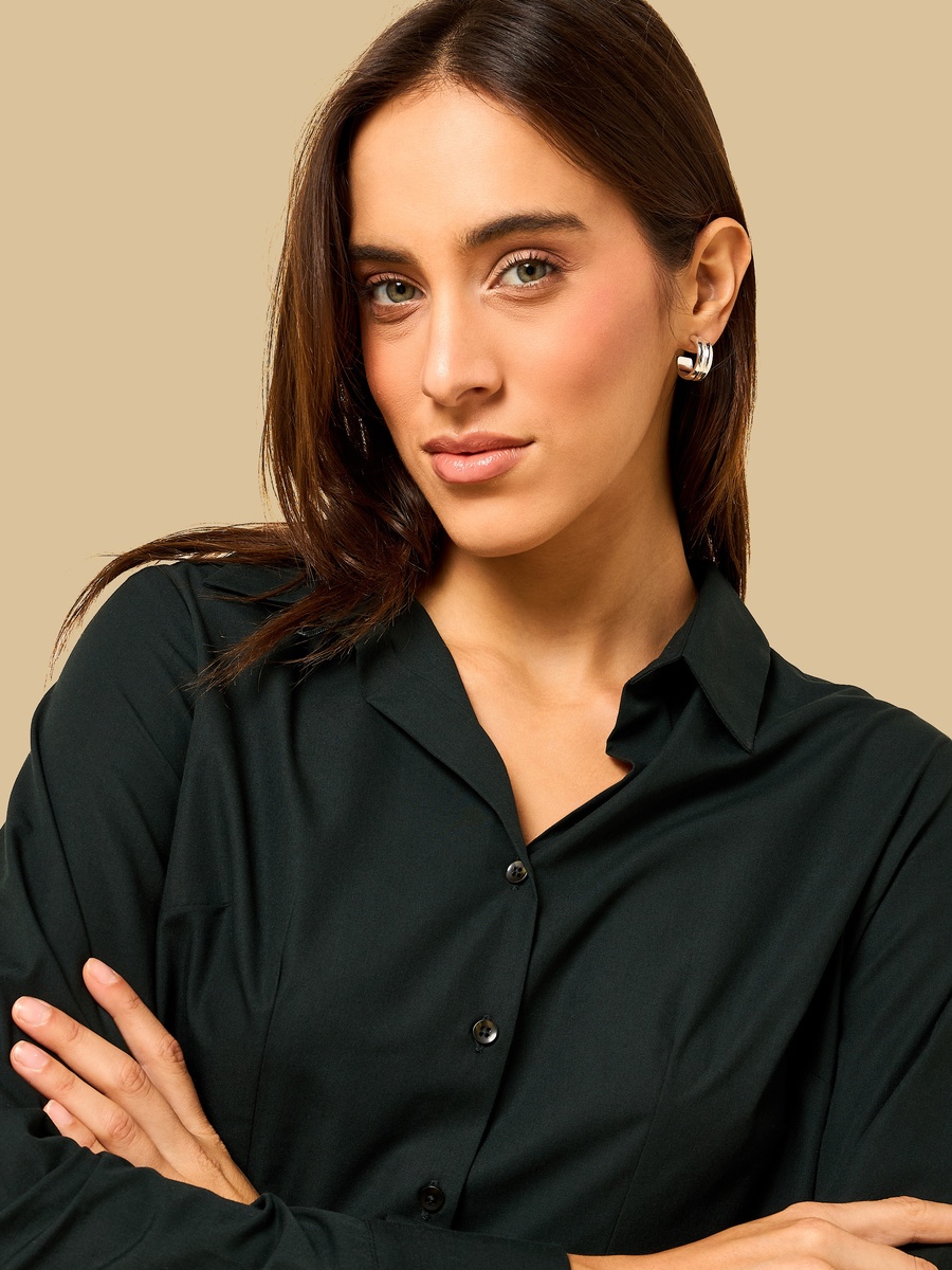 Fitted Poplin Shirt