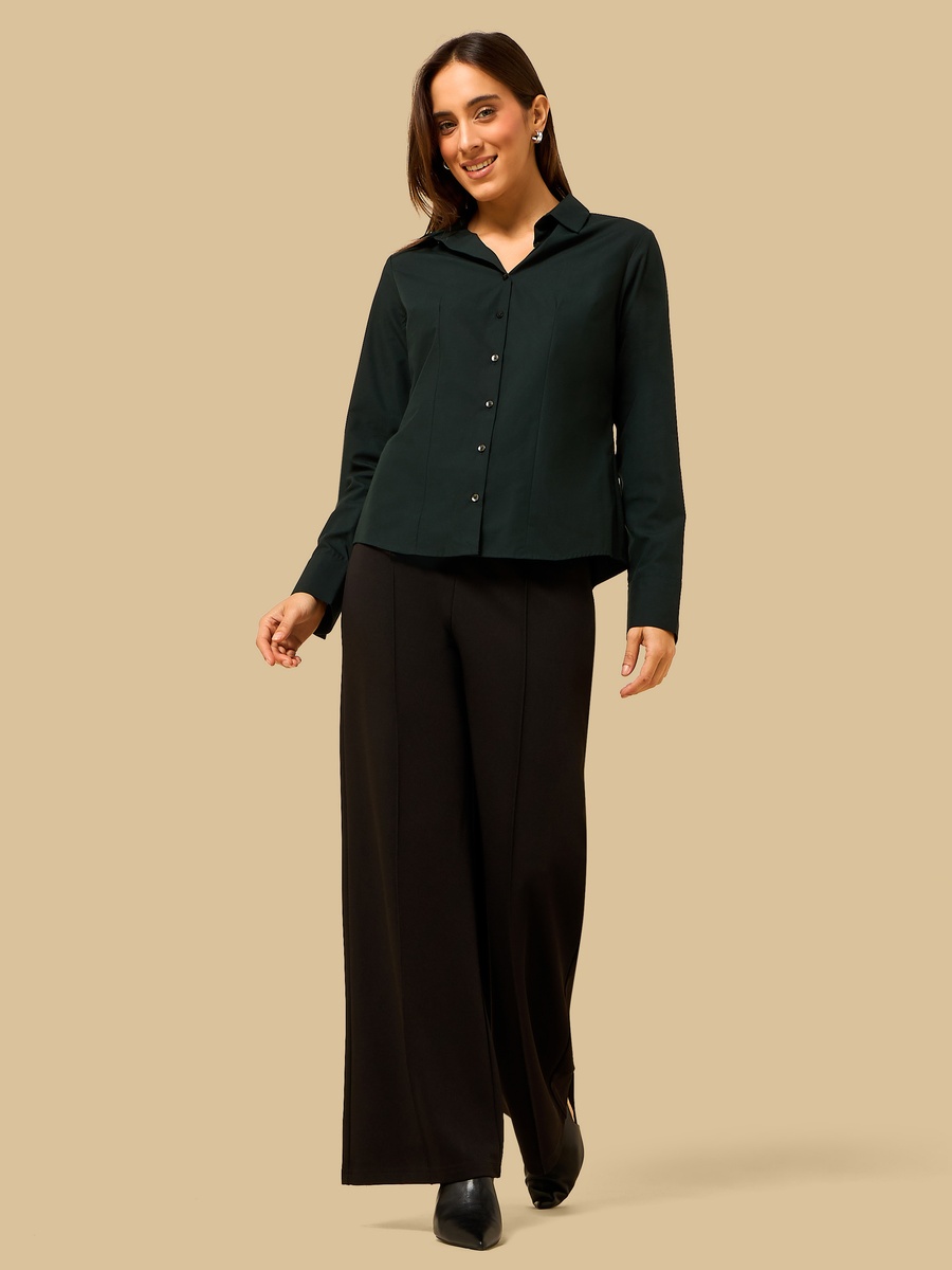 Fitted Poplin Shirt