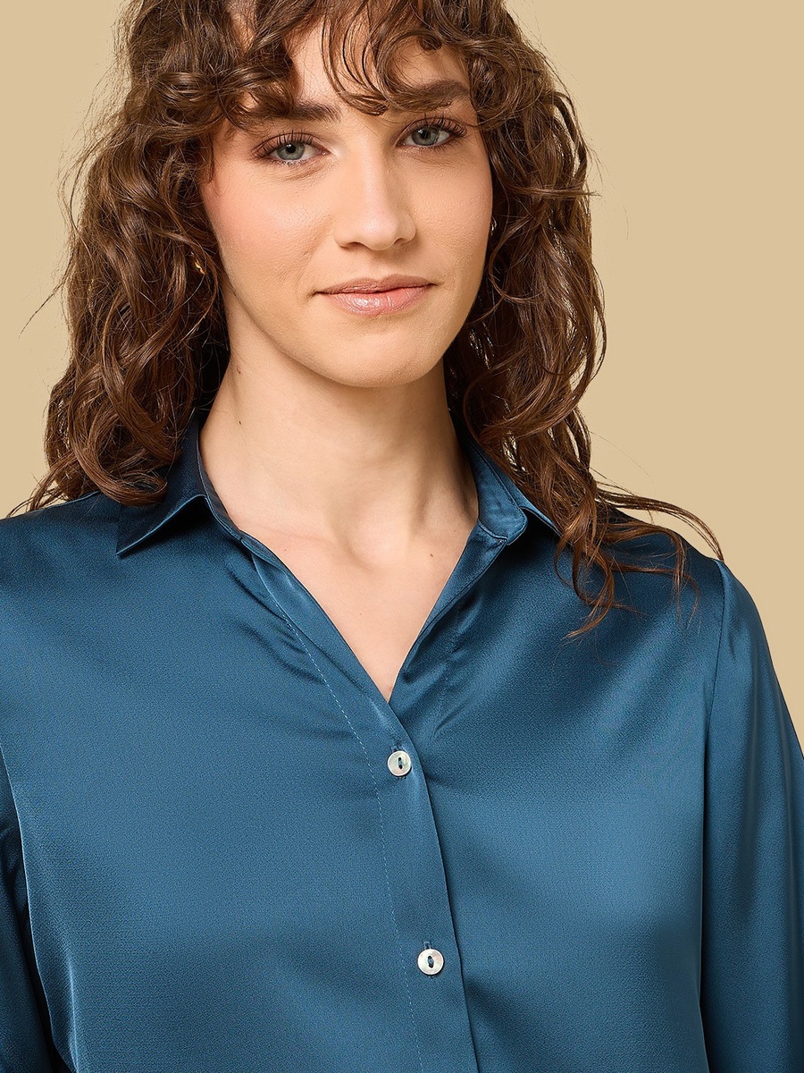 Satin Oversized Shirt