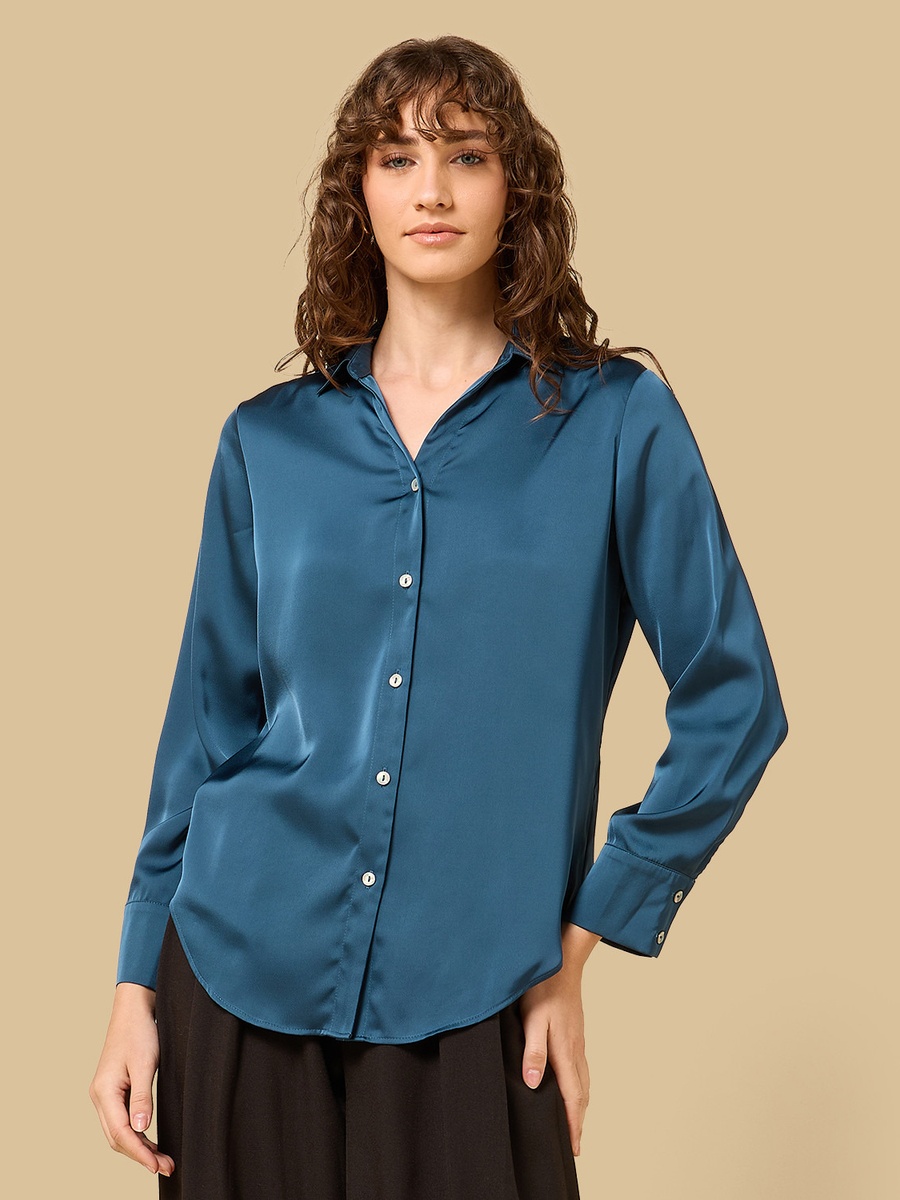 Satin Oversized Shirt
