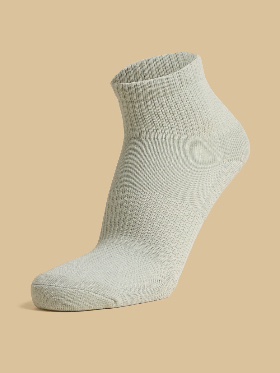 Pack of 5 - Textured Half Terry Ankle Length Socks