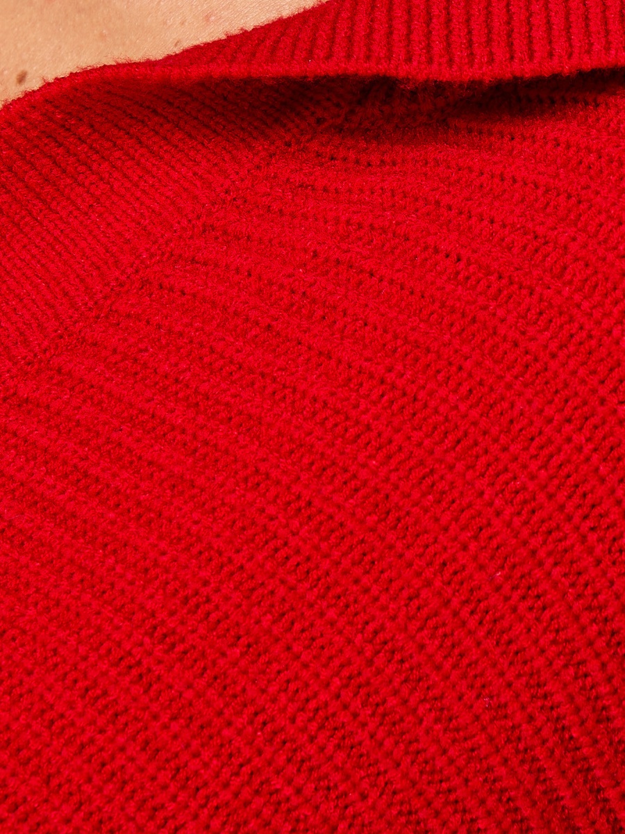Textured Collared Sweater
