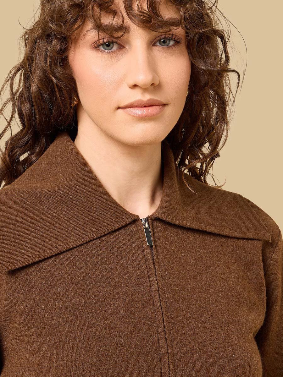 كارديجان بياقة وسحاب