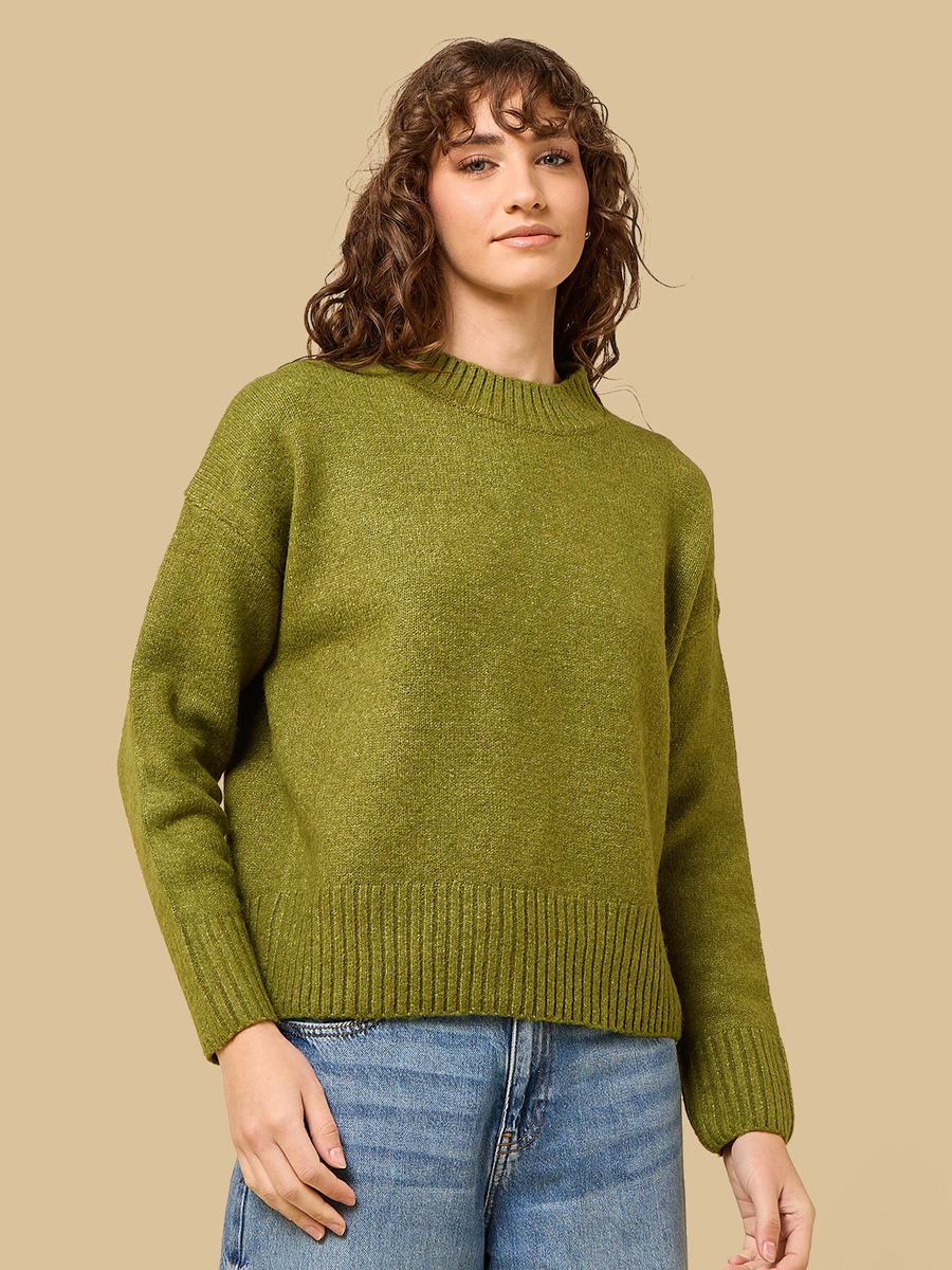 Ribbed Hem Sweater