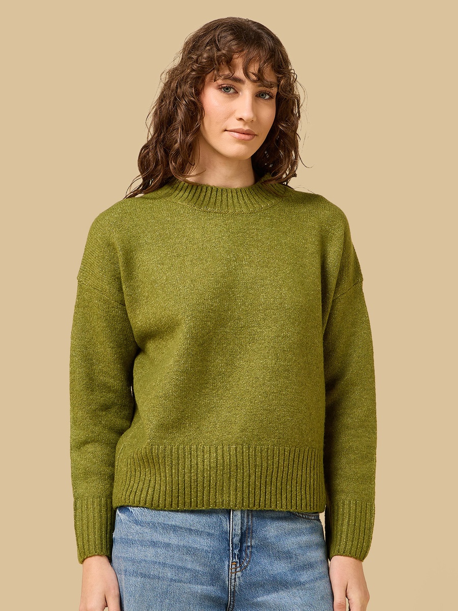 Ribbed Hem Sweater