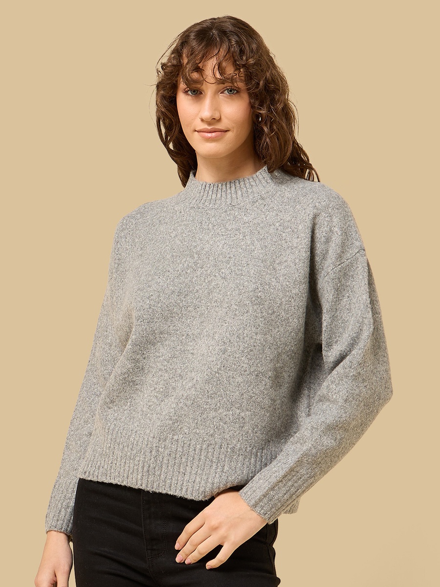 Ribbed Hem Sweater
