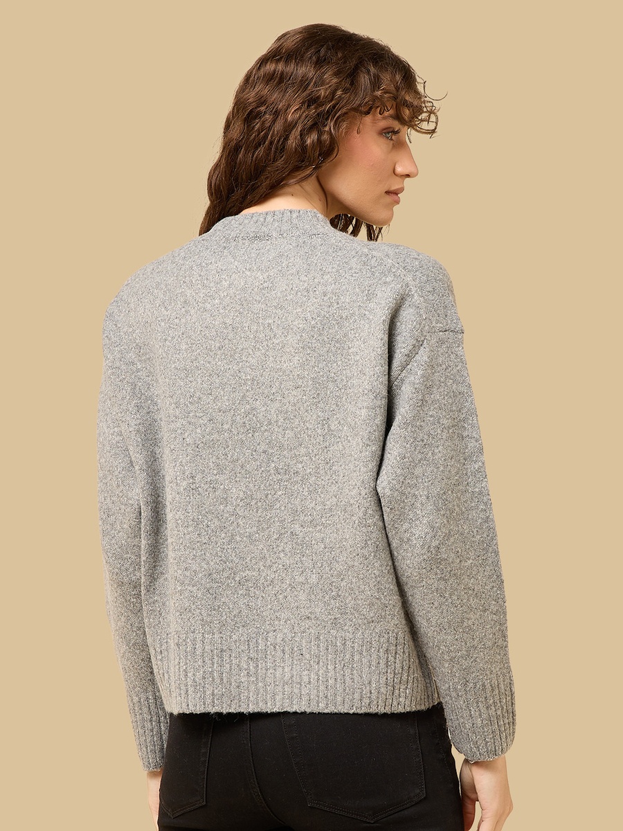 Ribbed Hem Sweater