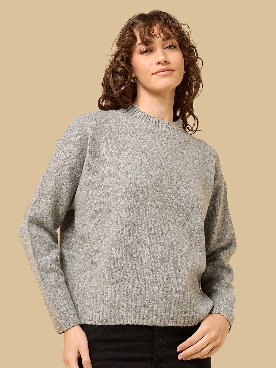 Ribbed Hem Sweater