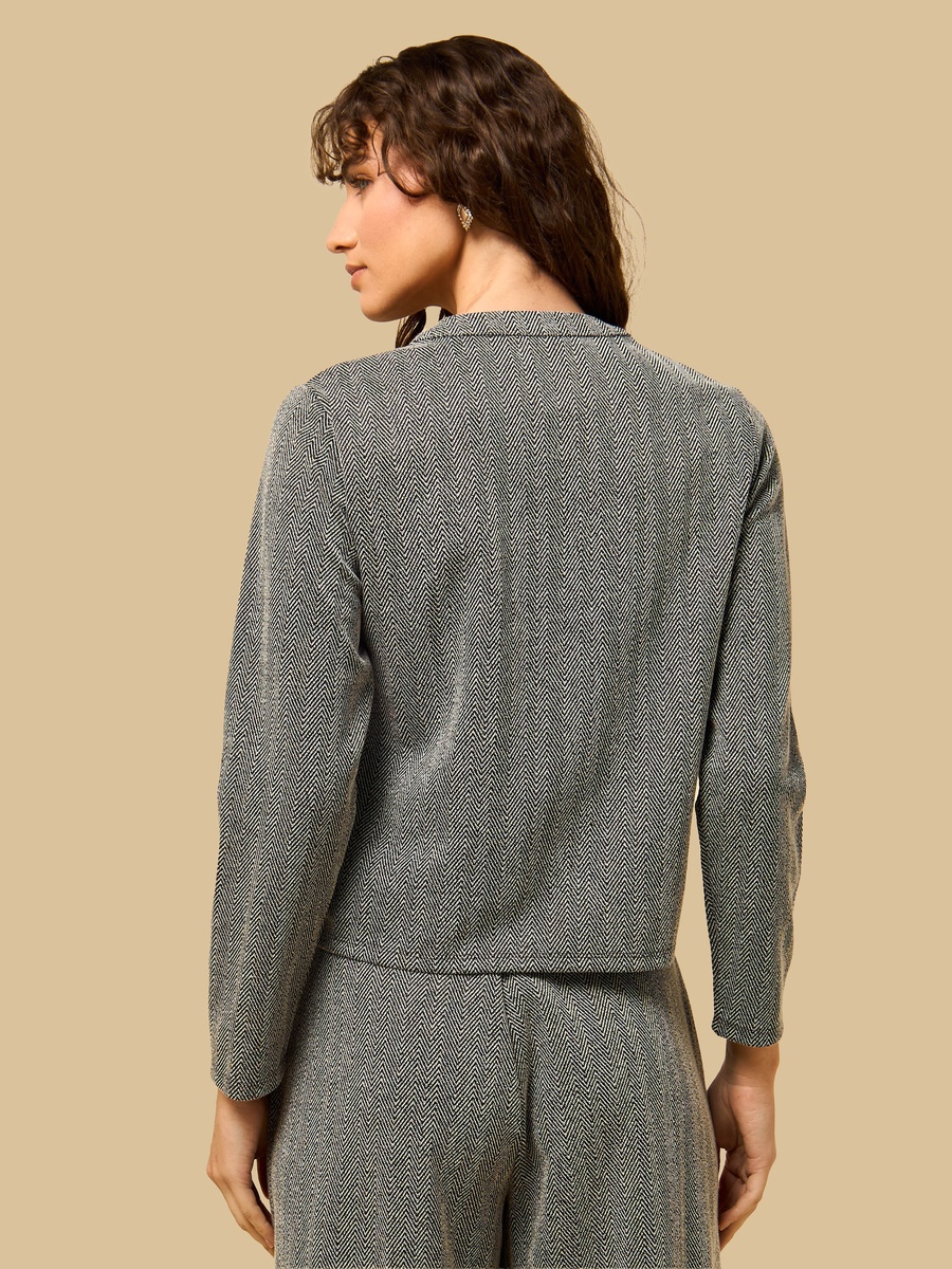 Herringbone Textured Top