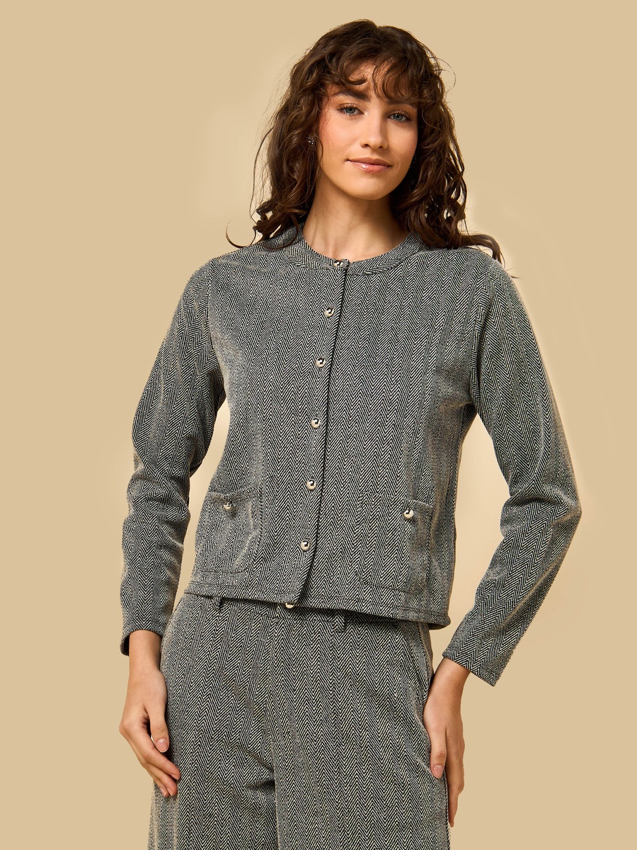 Herringbone Textured Top