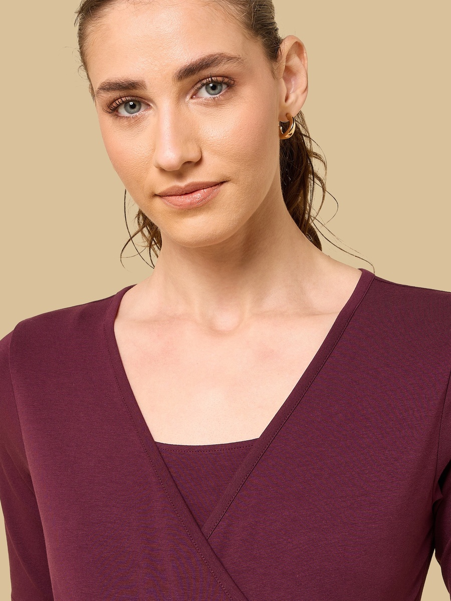 Nursing Wrap Top