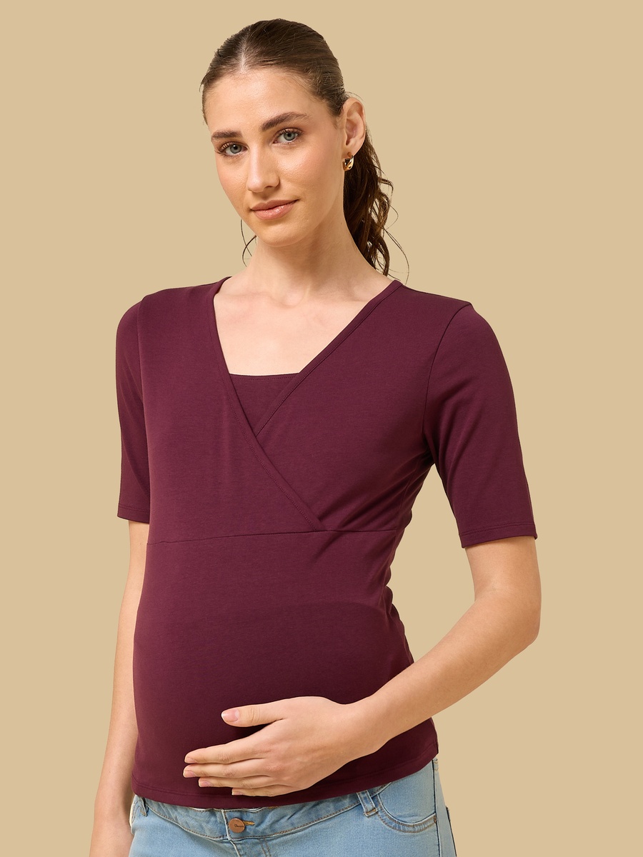 Nursing Wrap Top