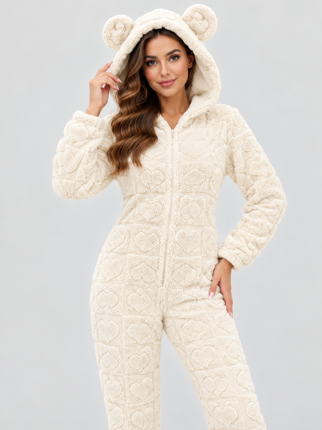 Off White Self Design Jumpsuit