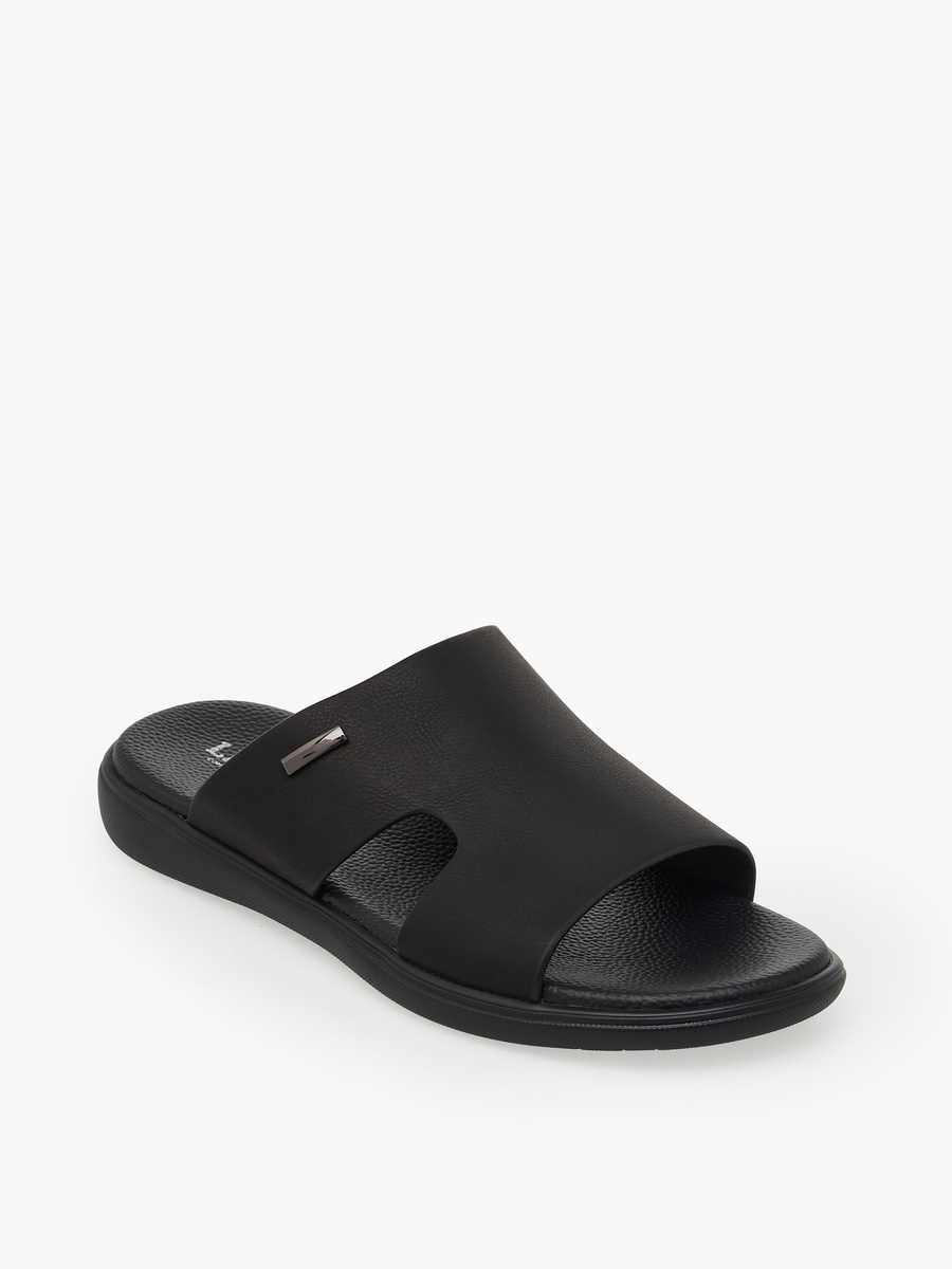 Men Solid Slip-On Sandals