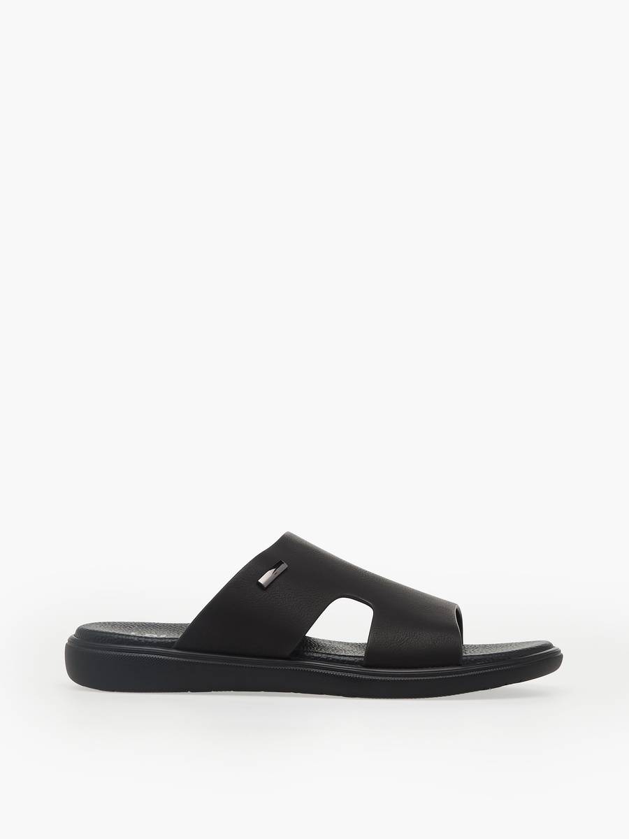 Men Solid Slip-On Sandals