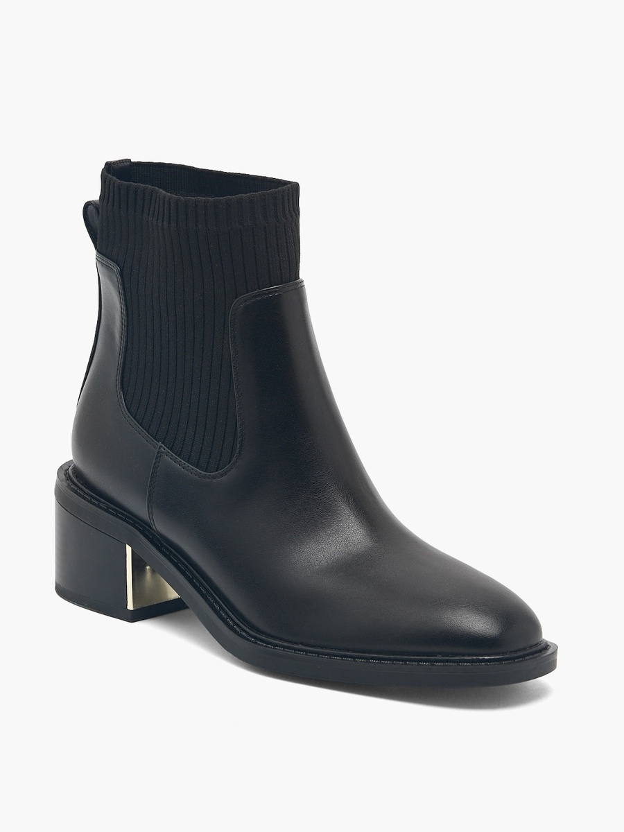 Women Block Heel Ankle Boots