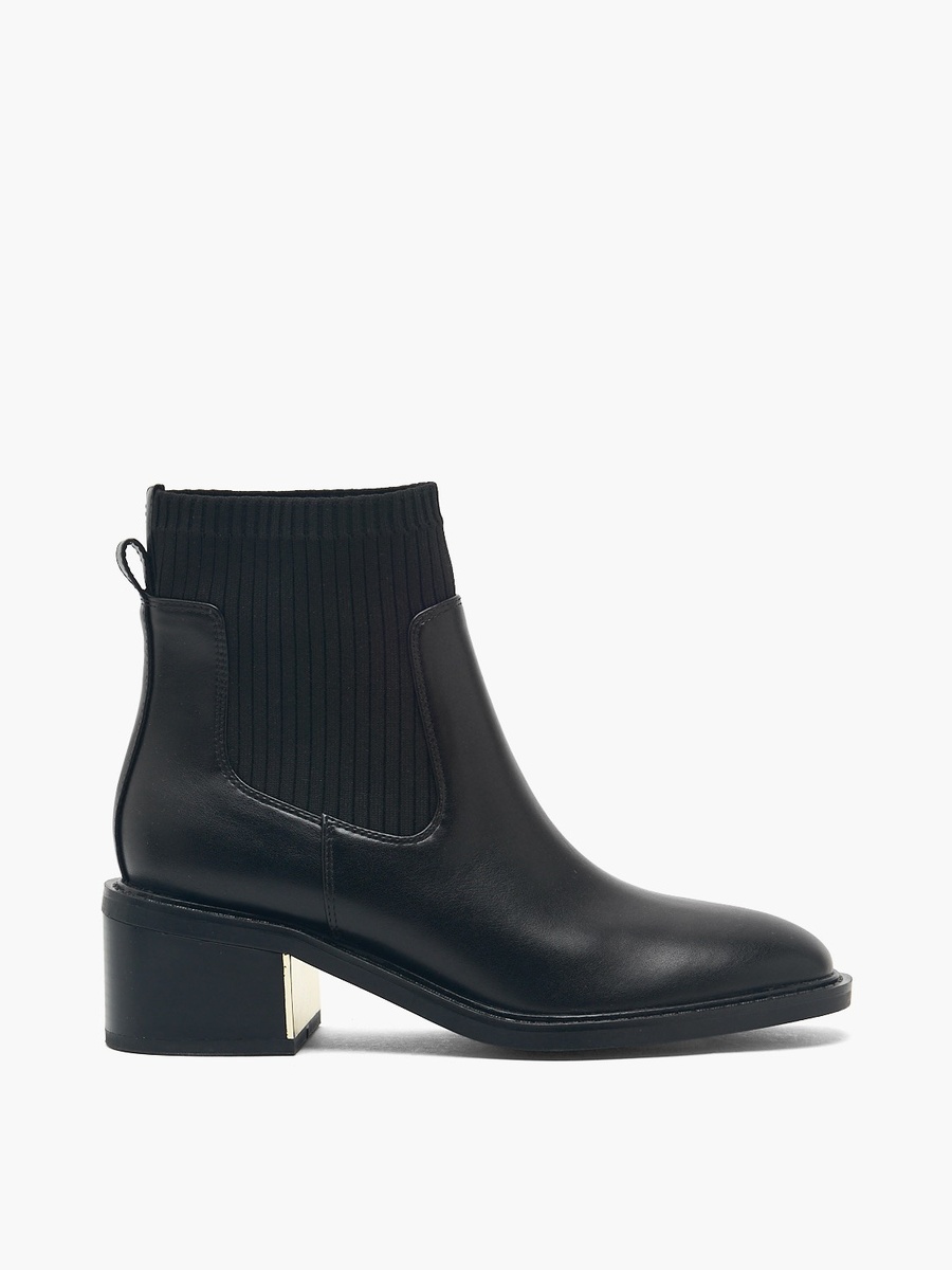 Women Block Heel Ankle Boots