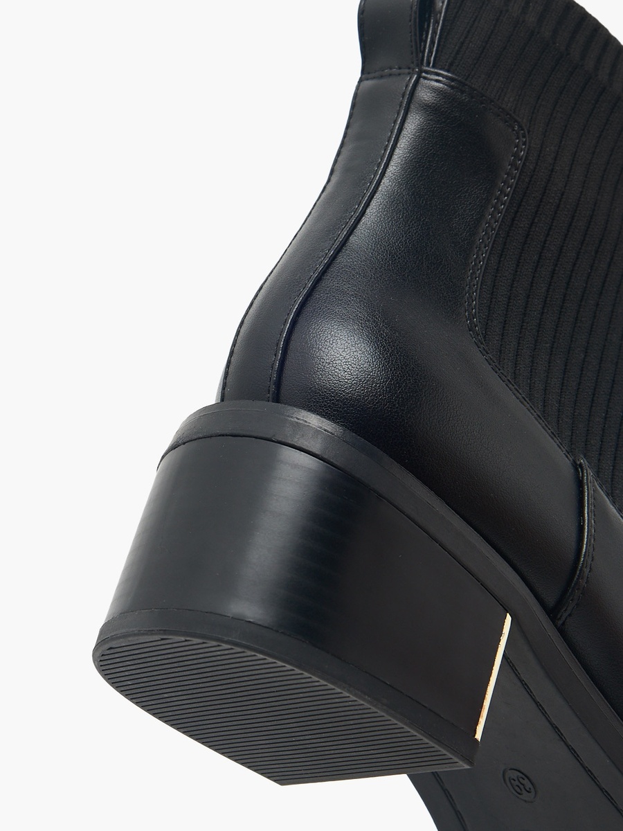 Women Block Heel Ankle Boots