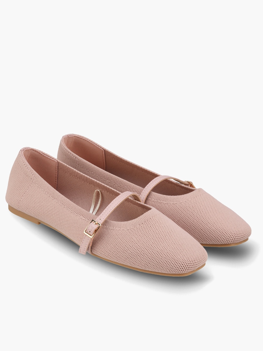 Women Textured Mary Jane Shoes