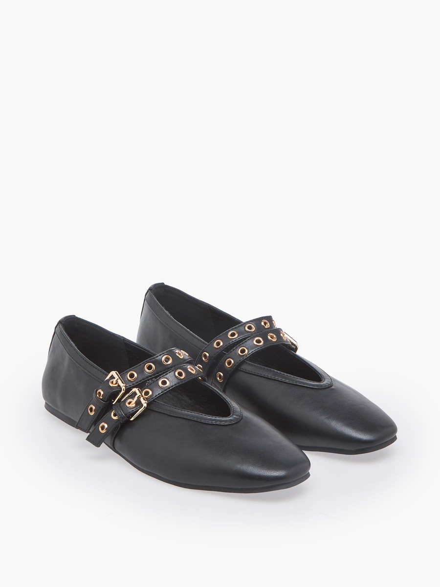 Women Rivets Mary Jane Shoes