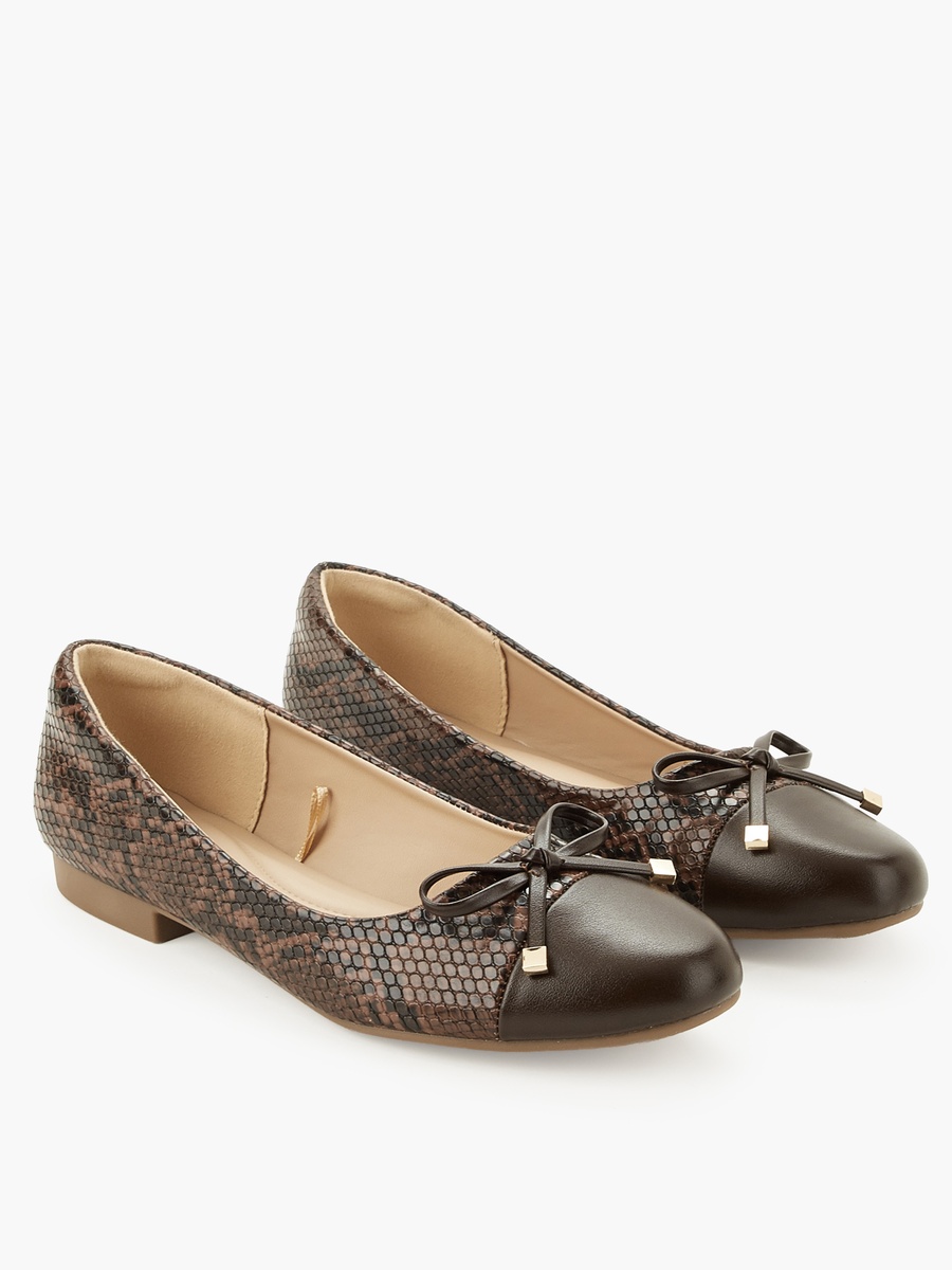 Women Animal Print Ballerina Shoes