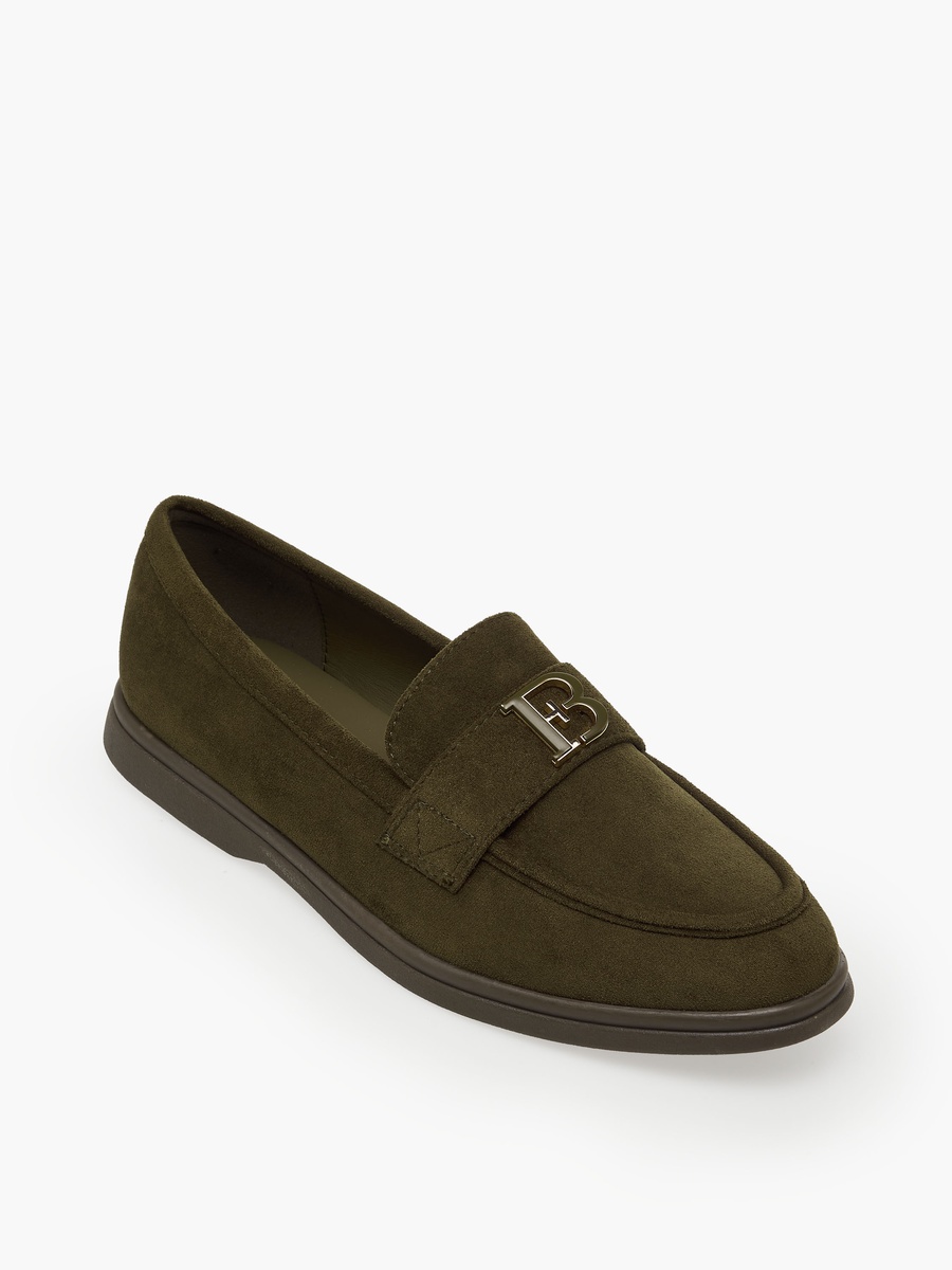 Women Metallic Accent Loafers