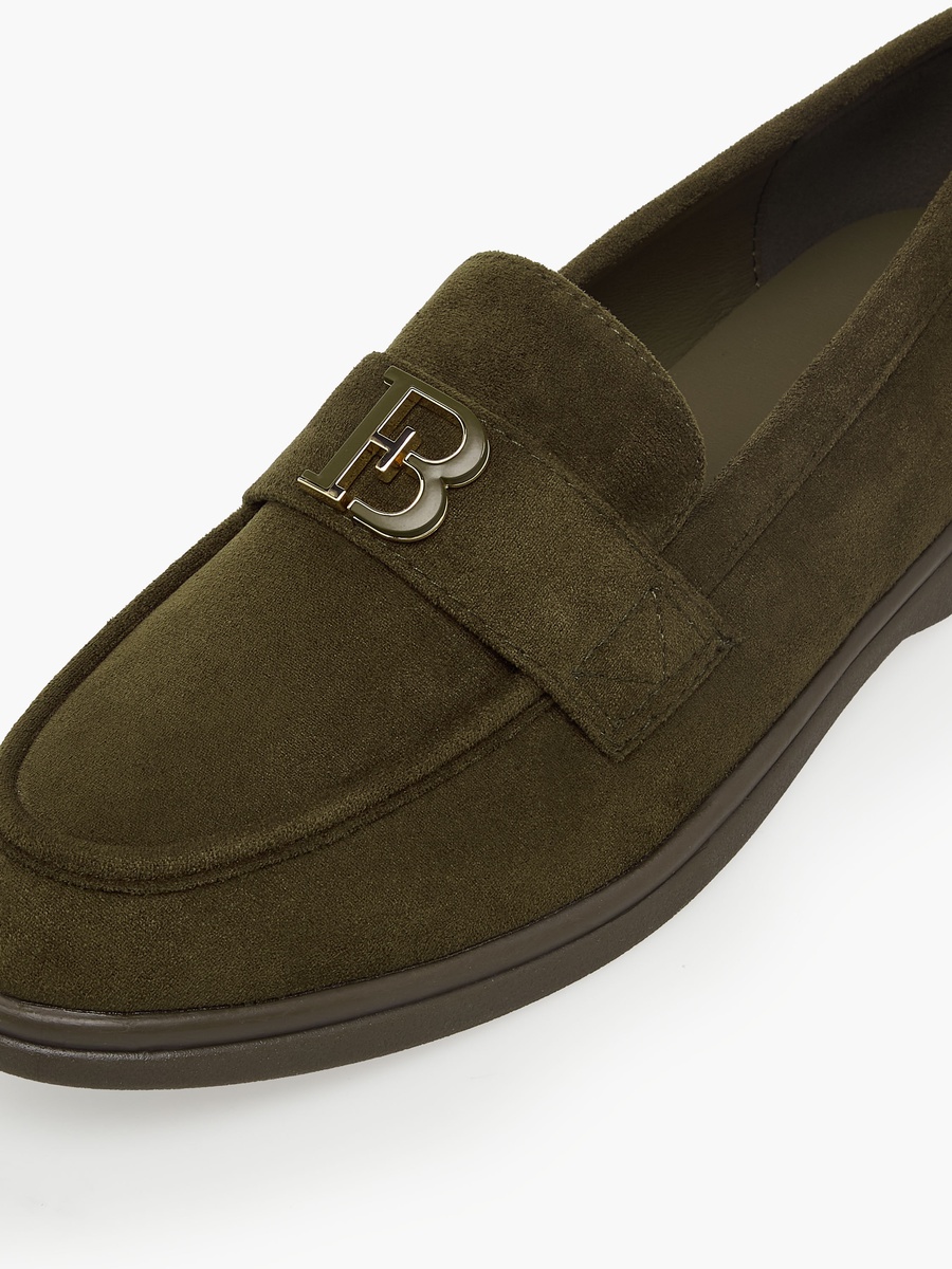 Women Metallic Accent Loafers
