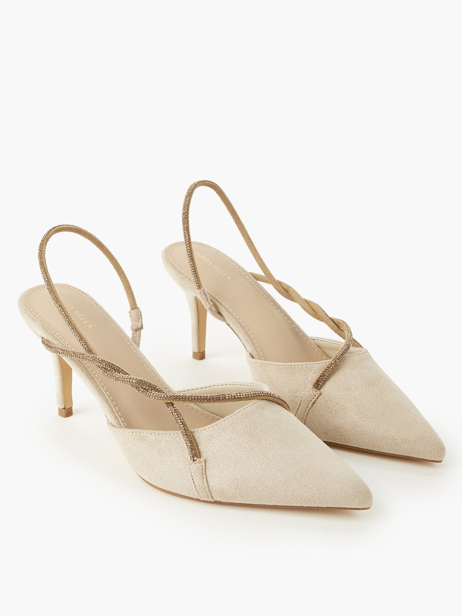Women Embellished Slingback Shoes