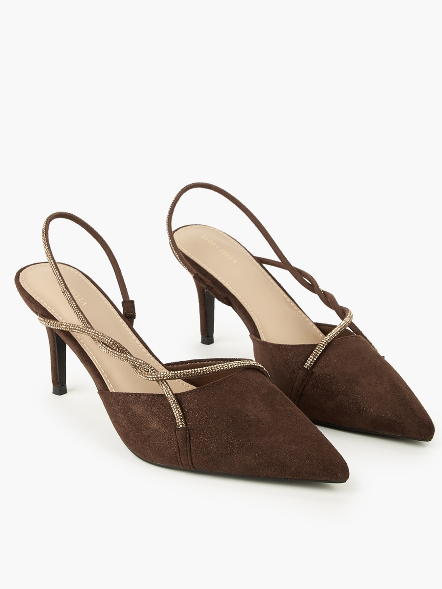 Women Embellished Slingback Shoes