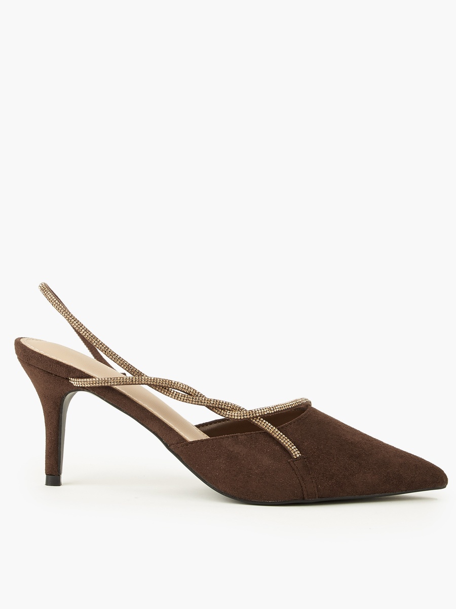 Women Embellished Slingback Shoes