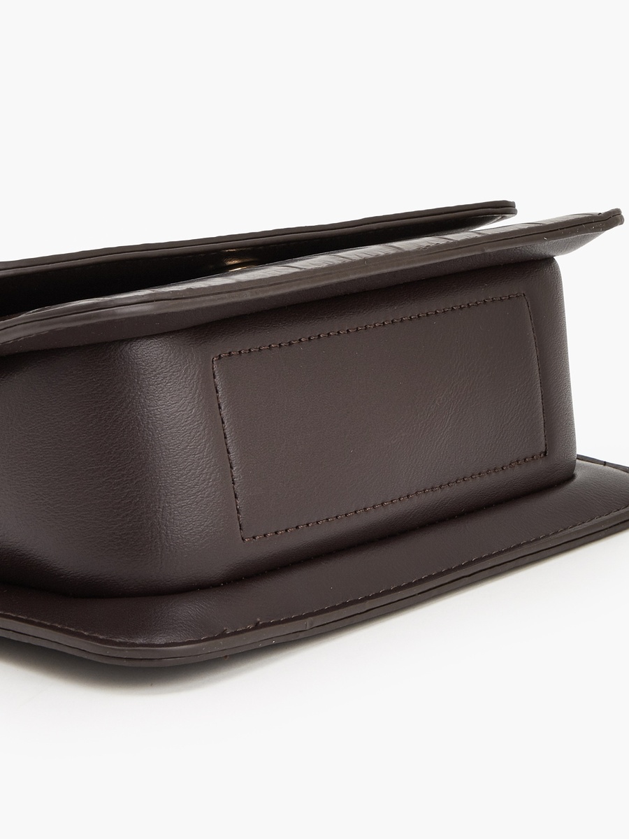 Textured Crossbody Bag With Adjustable Strap