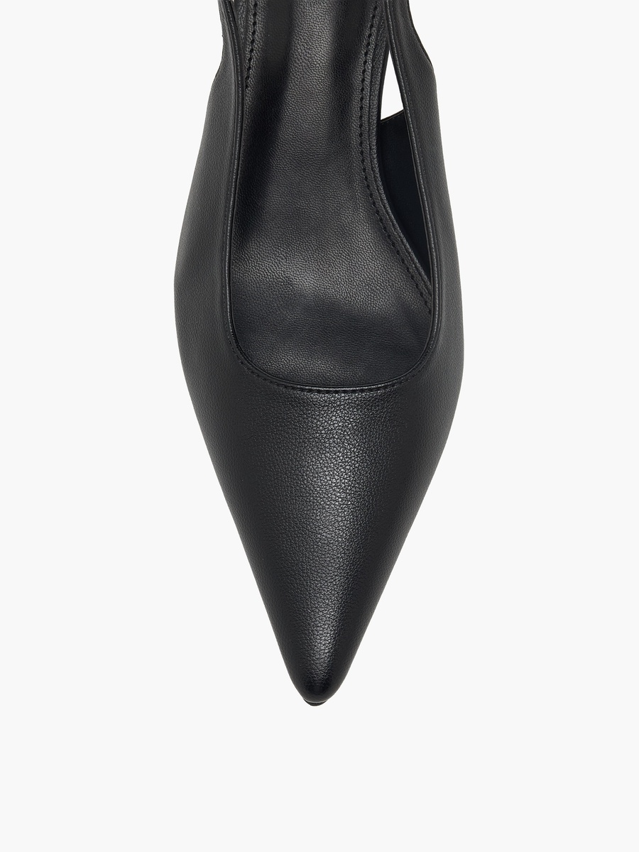 Women Pointed Toe Kitten Heel Mules