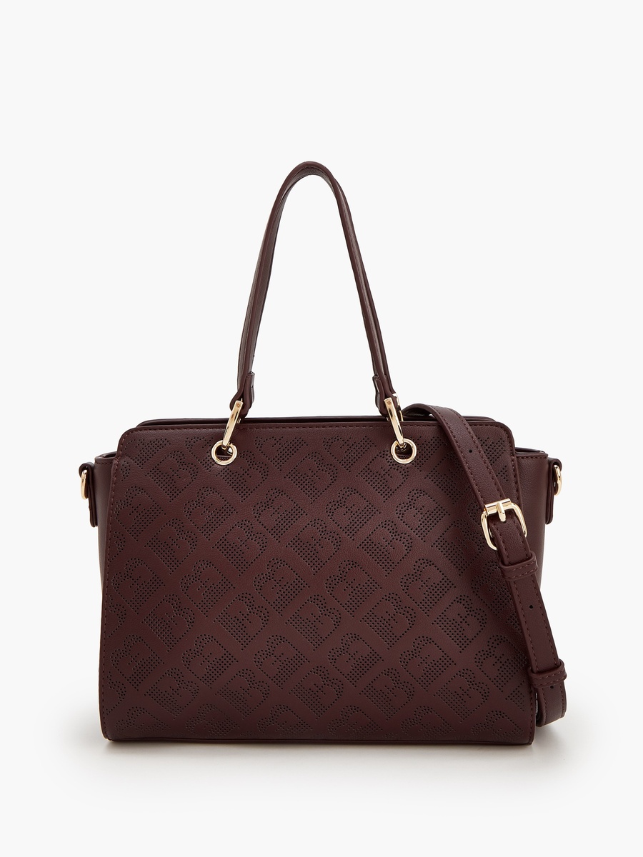 Monogram Tote Bag With Double Handles