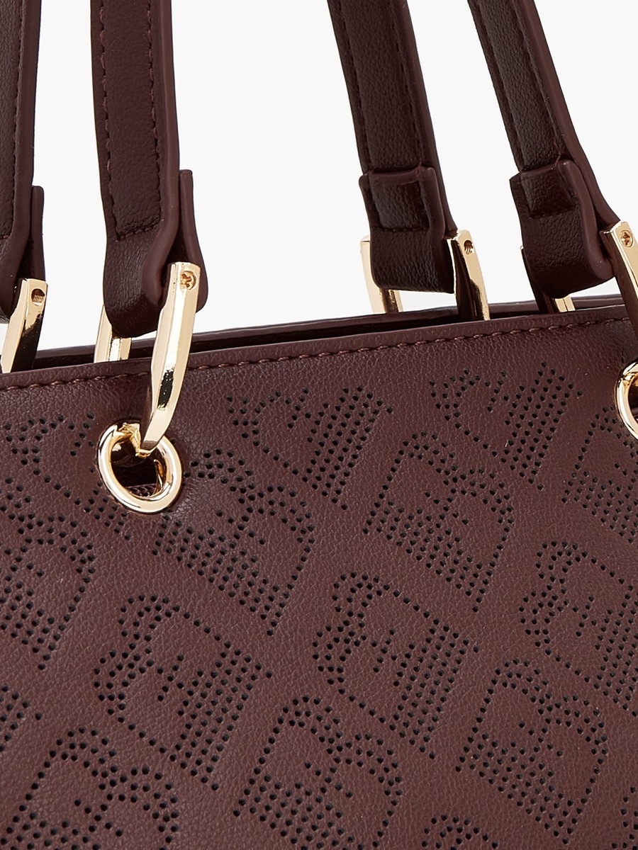 Monogram Tote Bag With Double Handles